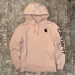 Carhartt Sweatshirt Pink/Beige Size Women’s Medium